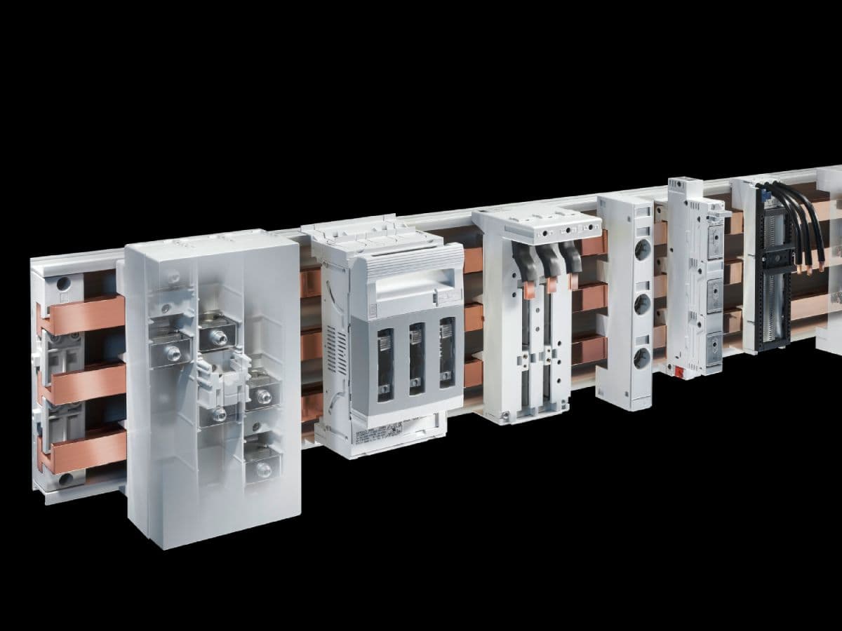 Sistem Busbar Modular 60 mm Rittal RiLine60 (hingga 1600 A)